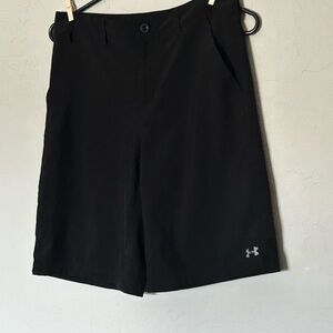 Under Armour Black Performance Shorts Athletic Cut